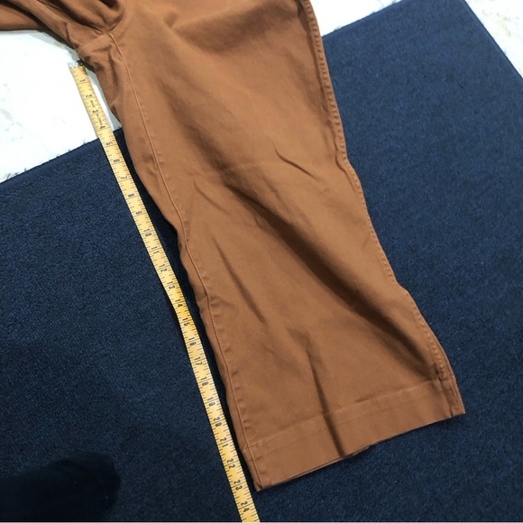 Madewell Burnt Orange Wide Leg Jeans Size 35 - Picture 10 of 11